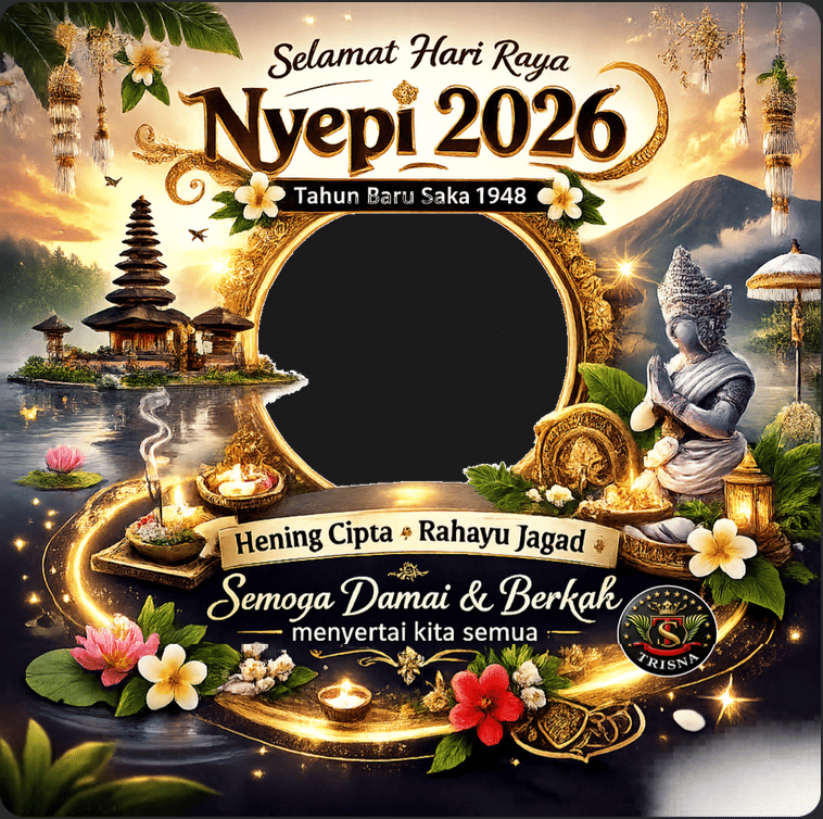 Ilustrasi Twibbon Nyepi (Twibbonize/yc9bqm bali)