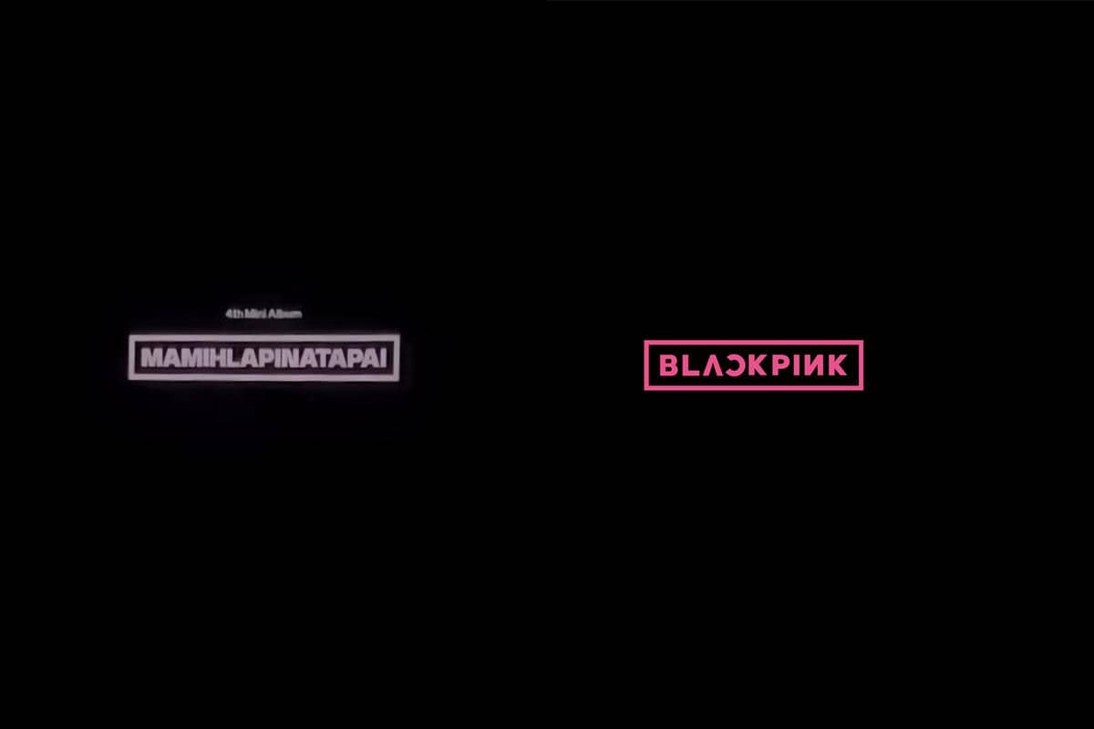 Perbandingan logo mini album keempat ILLIT dan logo BLACKPINK