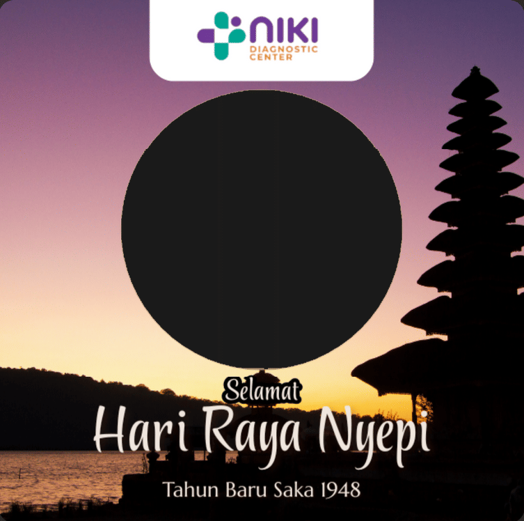 Ilustrasi Twibbon Nyepi (Twibbonize/Frame)
