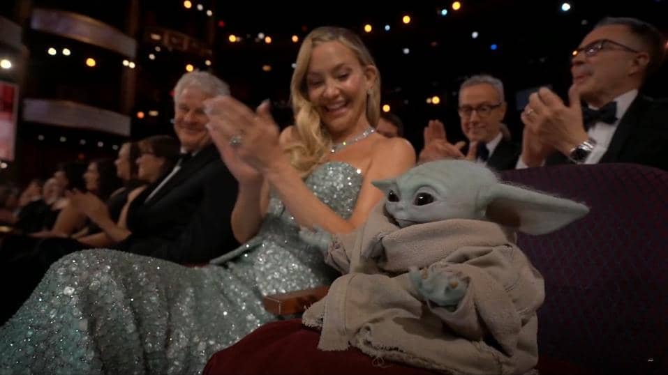 Potret Grogu "Star Wars" muncul secara mengejutkan dalam gelaran Academy Awards ke-98