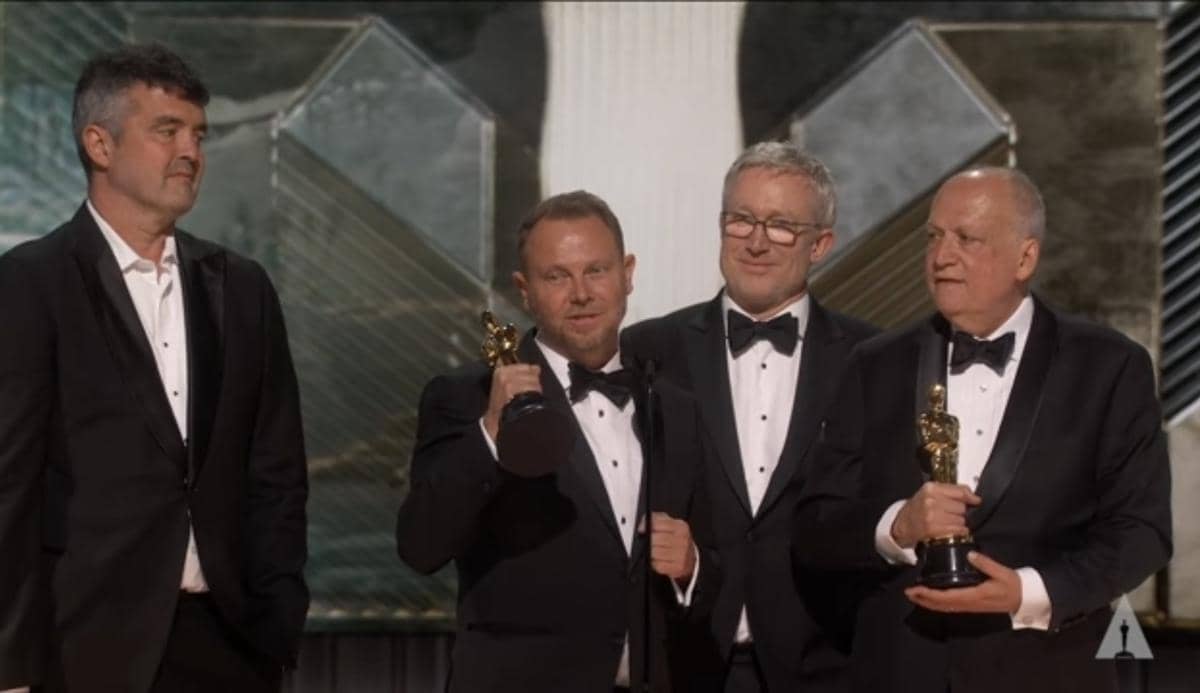 cuplikan pidato tim VFX Avatar: The Way of Water