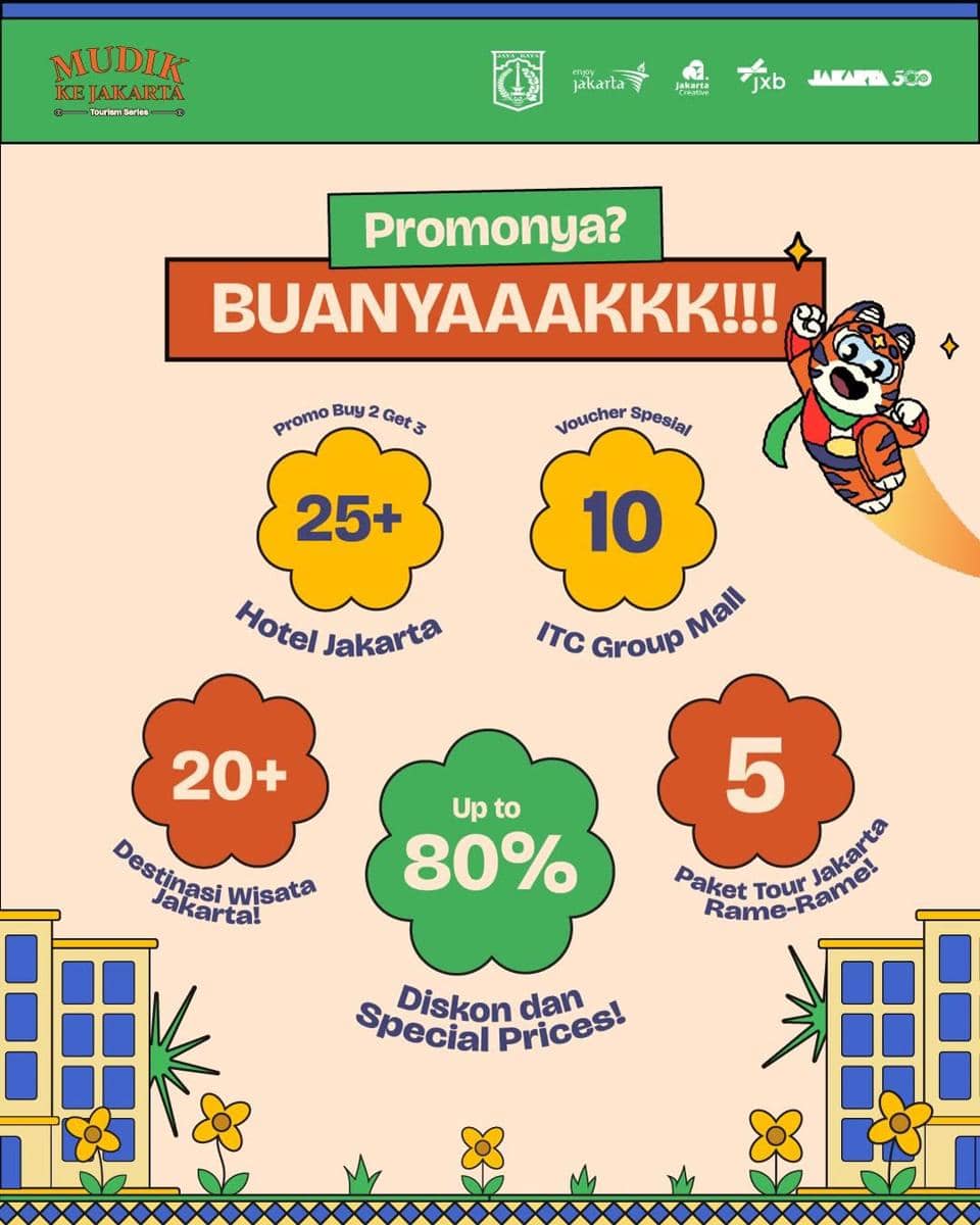 Promo Lebaran 2026 di Jakarta untuk Warga yang Tidak Mudaik