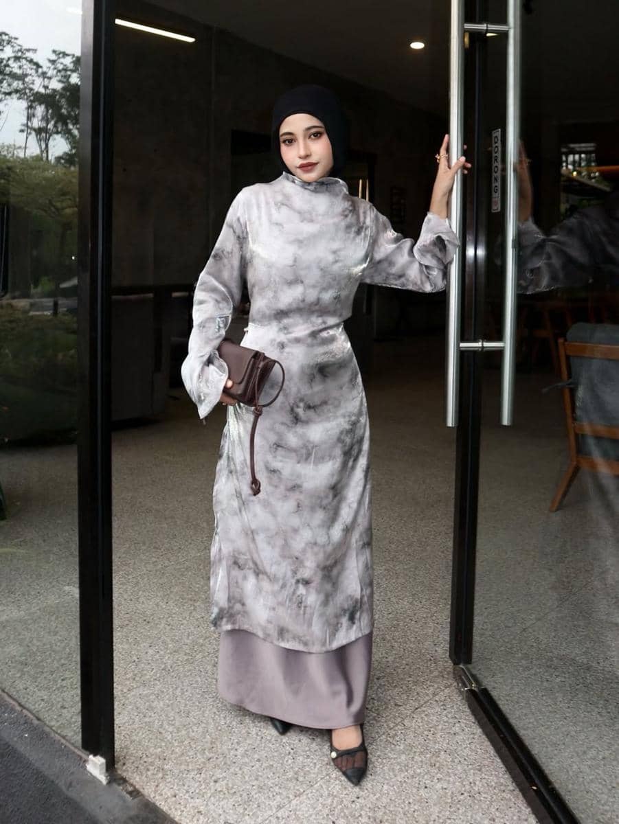 OOTD Lebaran Nuansa Klasik ala Masruroh