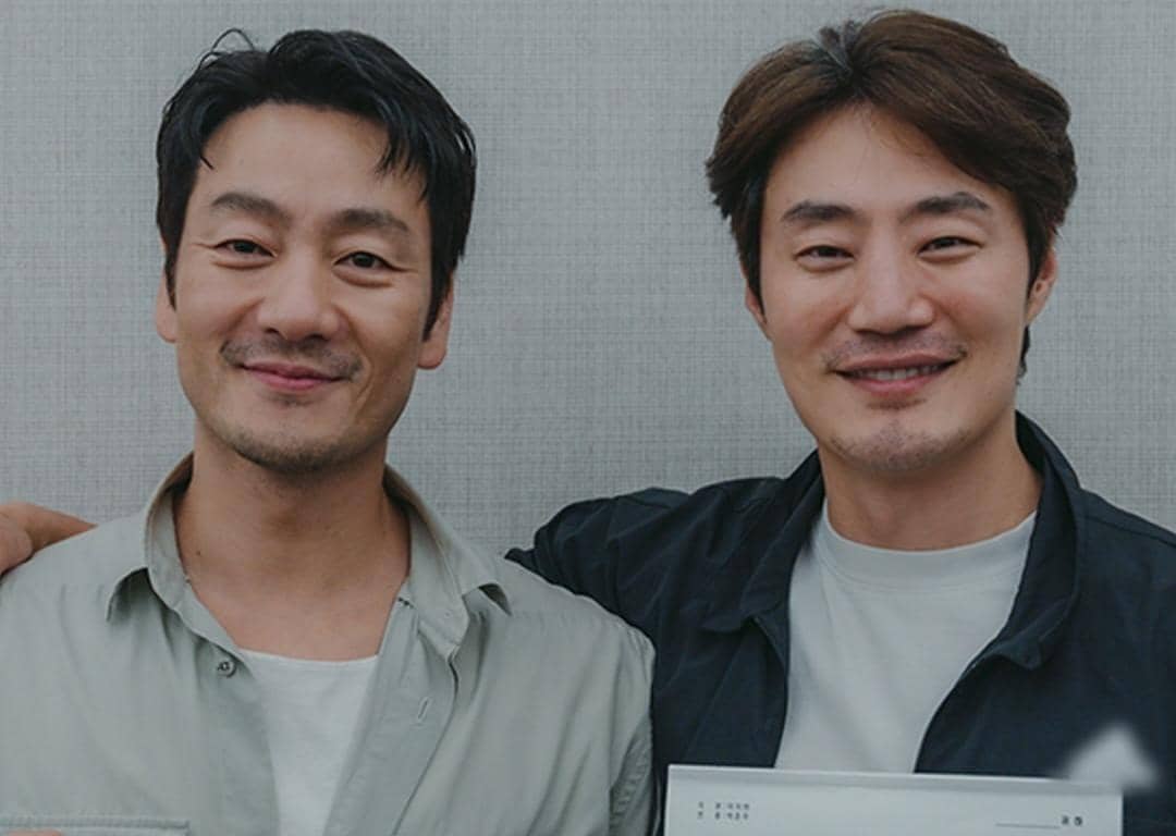 Park Hae Soo dan Lee Hee Joon di pembacaan naskah drama Scarecrow