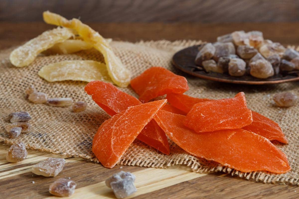 Ilustrasi permen jahe