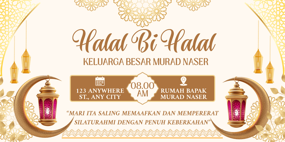 20 Spanduk Halal Bihalal 2026 yang Kreatif dan Inspiratif