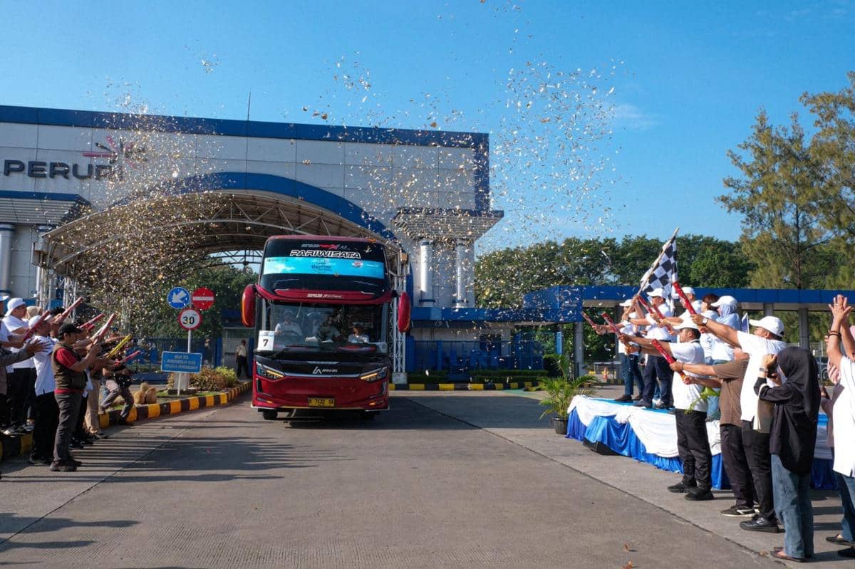 500 Peserta Mudik Gratis Peruri Meluncur ke Semarang-Solo