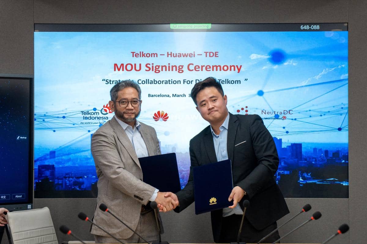 TelkomGroup dan Huawei Teken MoU Perkuat Infrastruktur dan Data Center