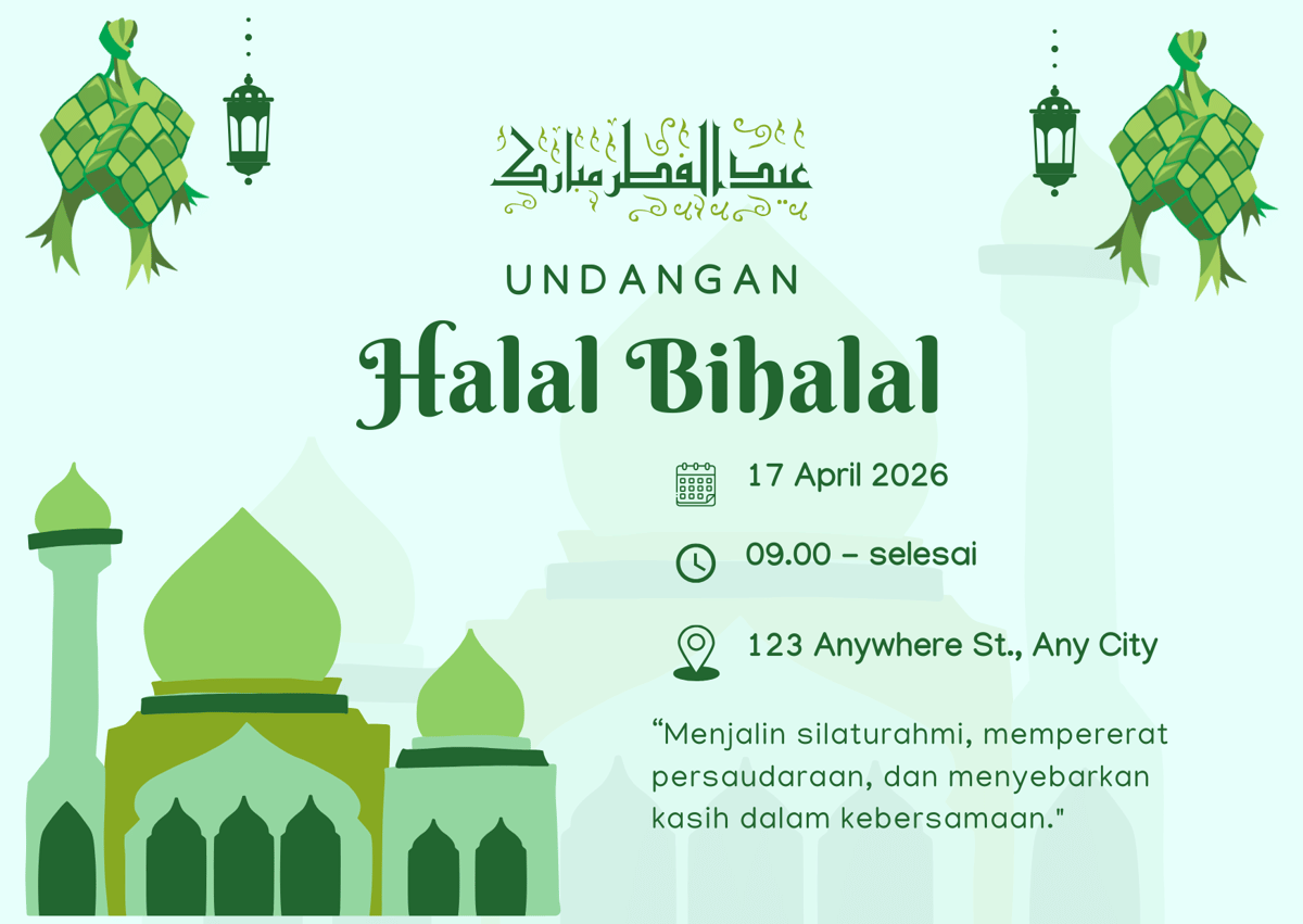 20 Spanduk Halal Bihalal 2026 yang Kreatif dan Inspiratif