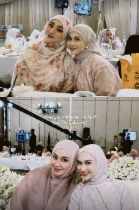 Artis di Akikah Anak Ketiga Lesti Kejora (instagram.com/shaniaindryn)