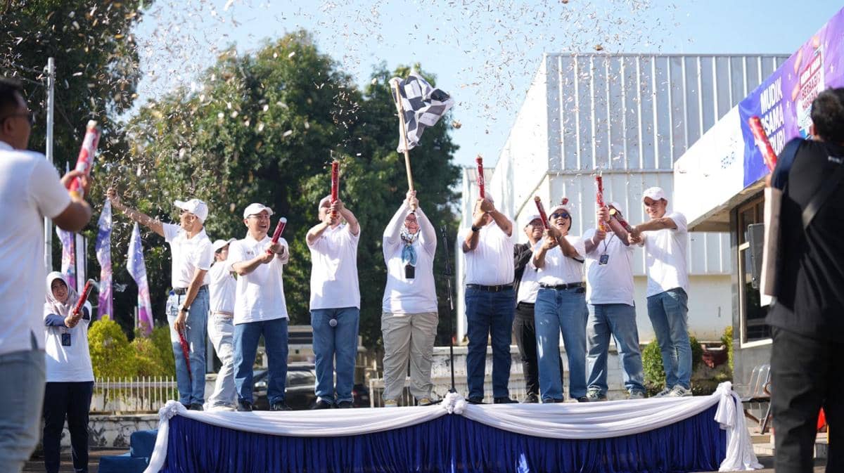 500 Peserta Mudik Gratis Peruri Meluncur ke Semarang-Solo