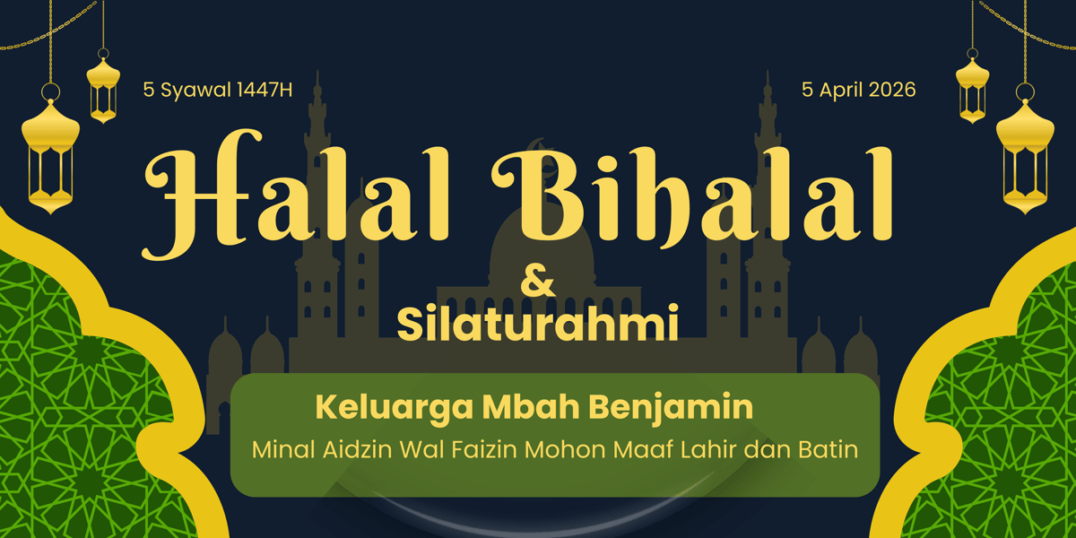 20 Spanduk Halal Bihalal 2026 yang Kreatif dan Inspiratif