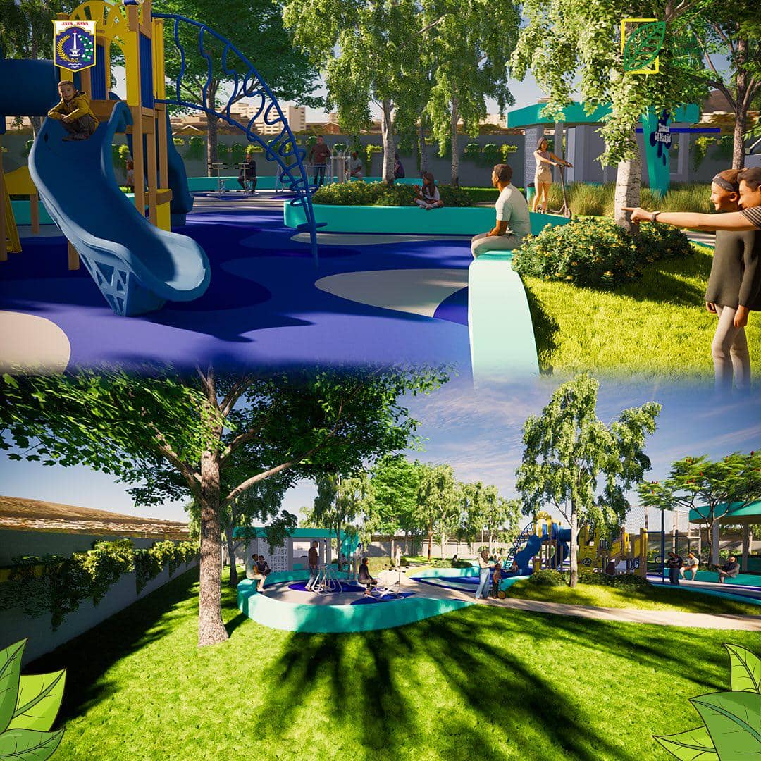 Potret Taman Ninjo, Jakarta Timur