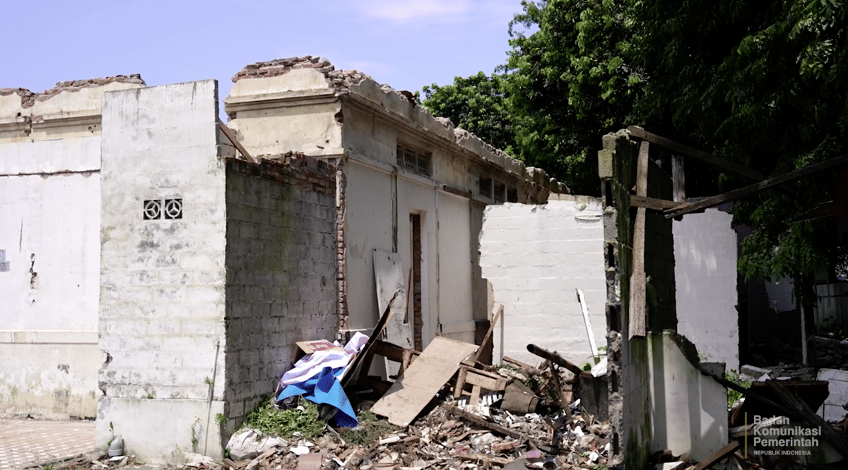 Pembangunan rusun TOD di Stasiun Manggarai sudah dimulai.