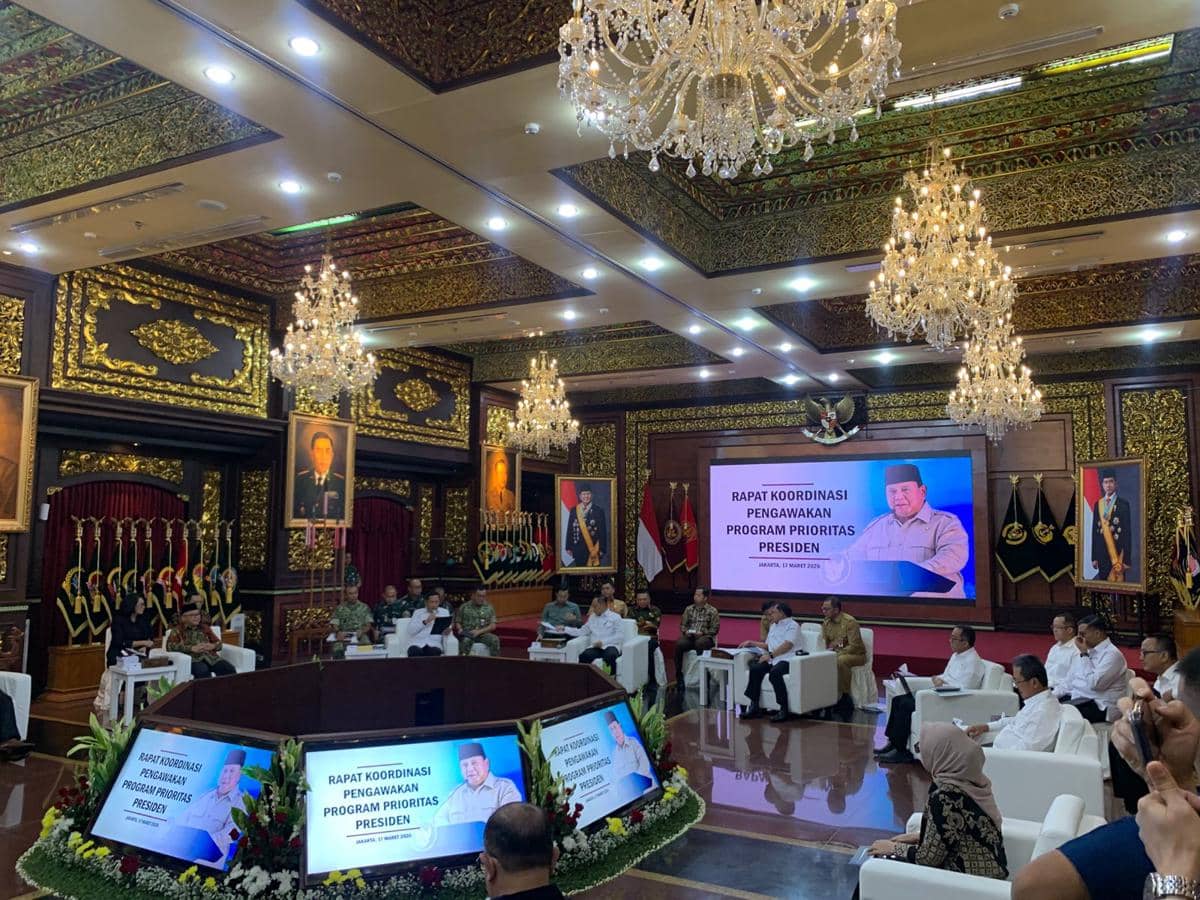 Sejumlah menteri di Kabinet Merah Putih mengggelar Rapat Koordinasi (Rakor) Pengawalan Program Prioritas Presiden Prabowo Subianto (dok. Istimewa)