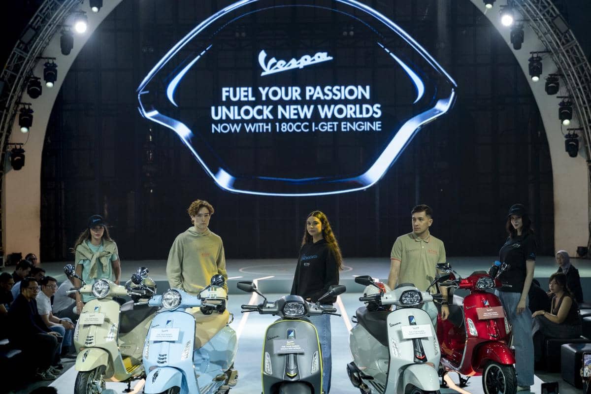 Vespa Upgrade Primavera dan Sprint ke Mesin 180cc