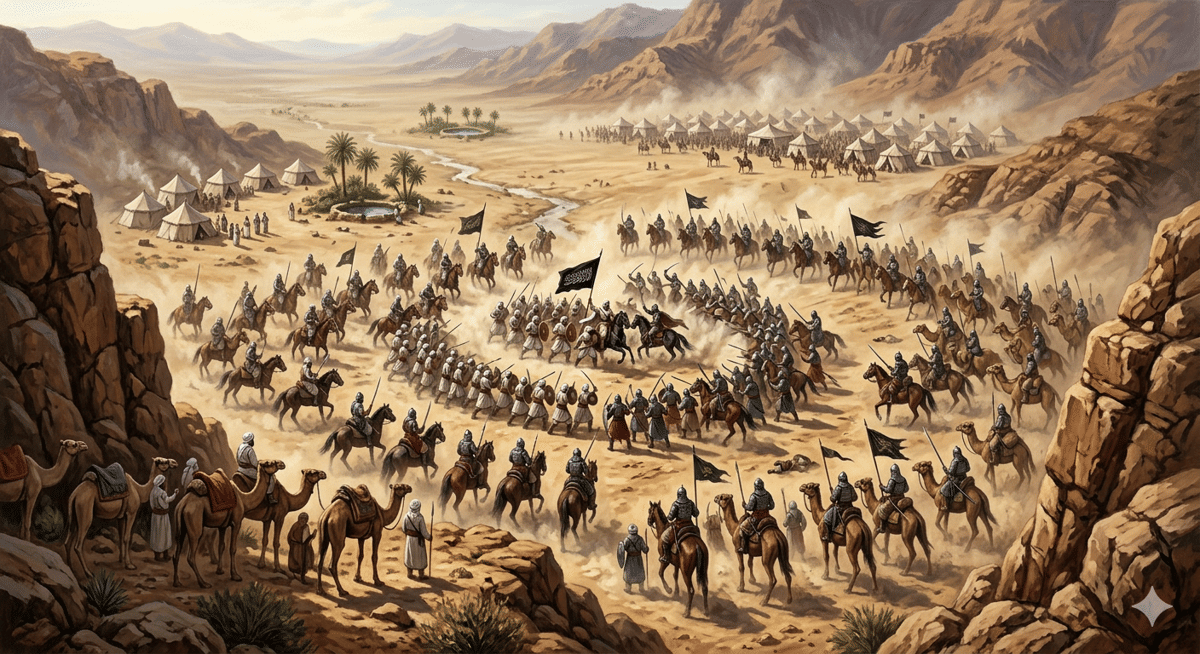 Ilustrasi perang Badar