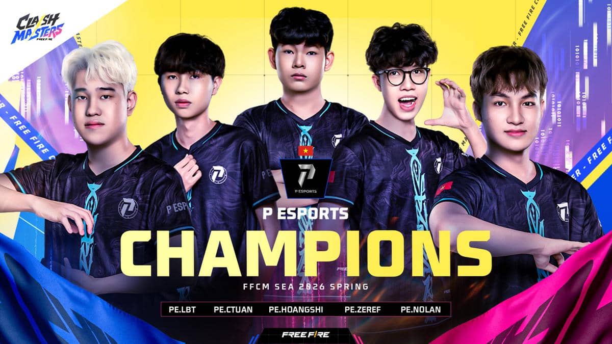 P Esports Menangkan FFCM SEA 2026 Spring, Juga Hentikan EVOS Divine!