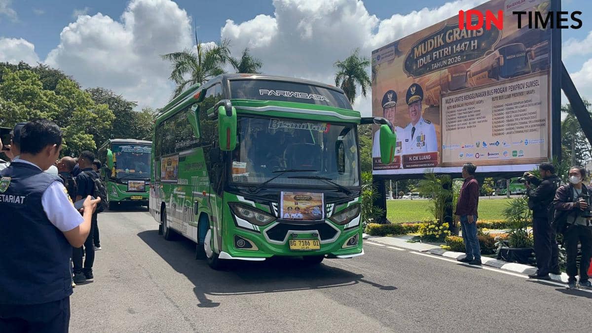 Mudik Gratis Sumsel Angkut 3.913 Pemudik, Layani Rute Sumatra dan Jawa