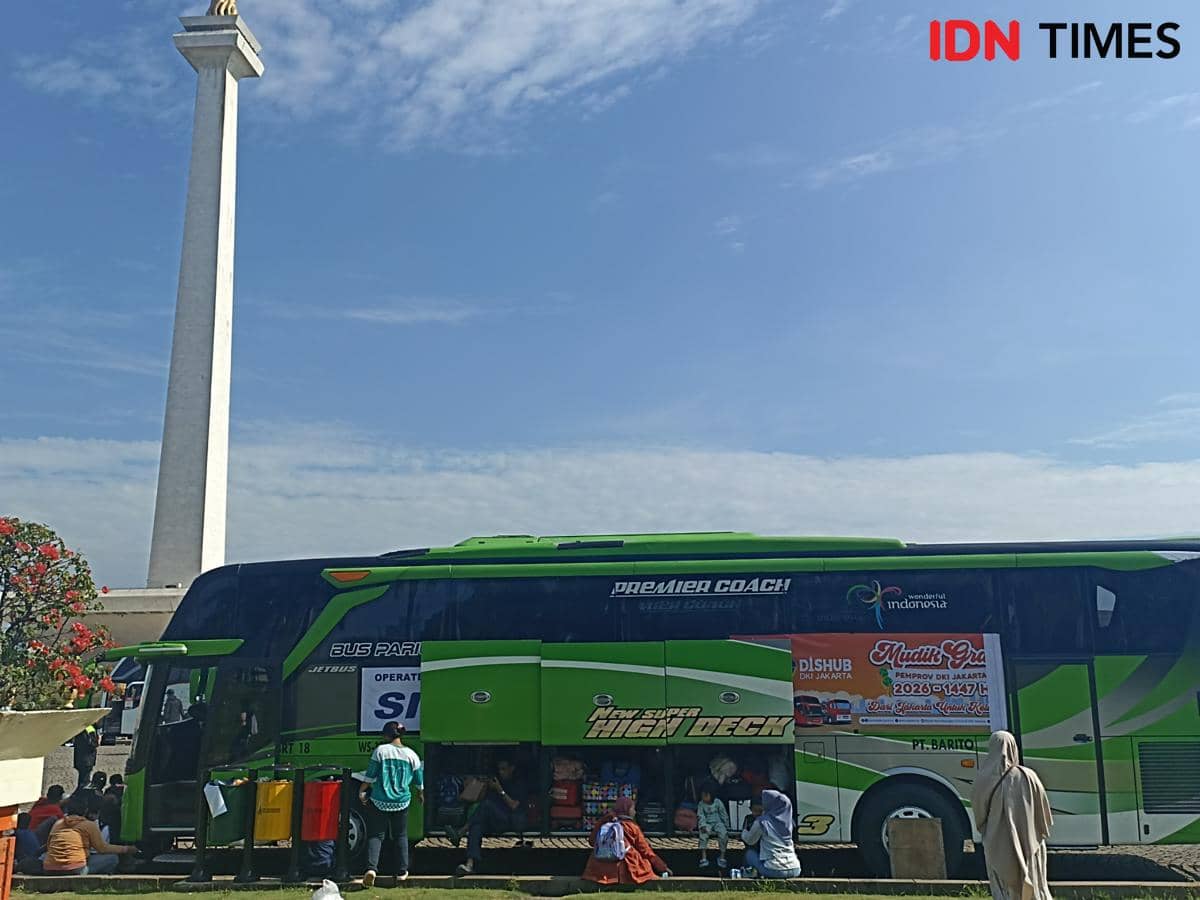 Pramono-Rano Lepas 33 Ribu Pemudik dari Monas ke 20 Kota di Indonesia 