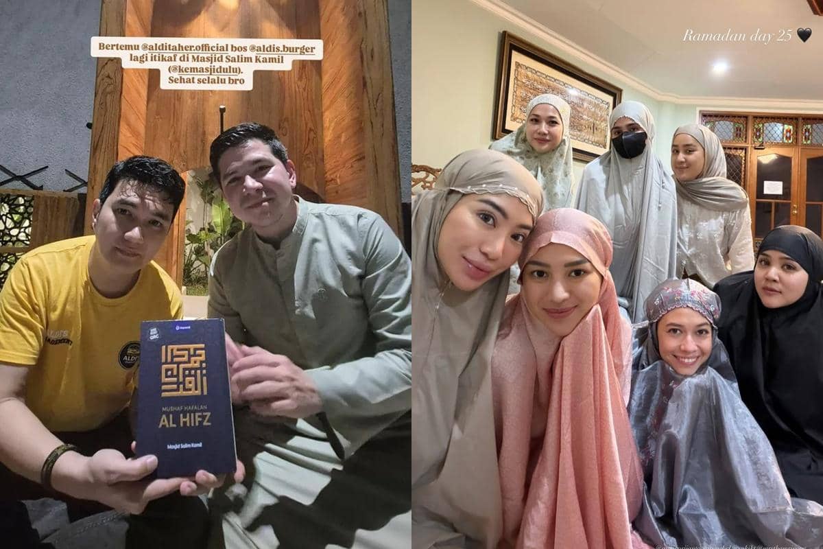 8 Potret Artis Jalani Iktikaf Ramadan 2026, Ada yang Bareng Bestie