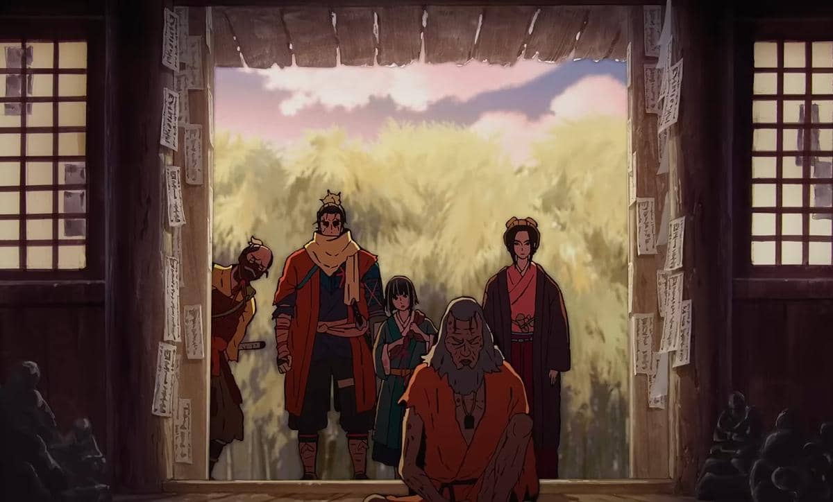 cuplikan trailer dari film anime Sekiro: No Defeat