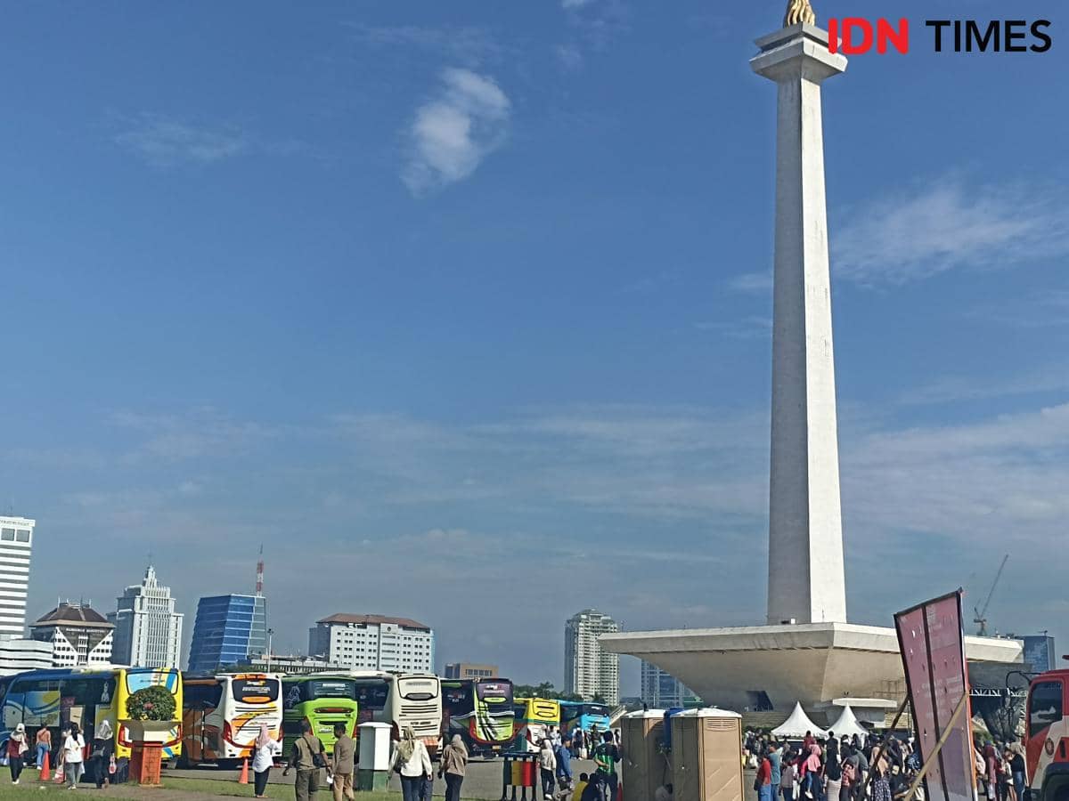 Pramono-Rano Lepas 33 Ribu Pemudik dari Monas ke 20 Kota di Indonesia 