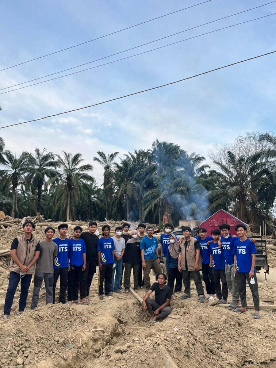 Mahasiswa ITS dan USK Pulihkan Akses Air Bersih di Aceh Tamiang
