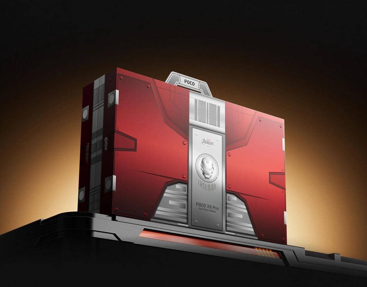 kotak penjualan POCO X8 Pro Iron Man Edition 
