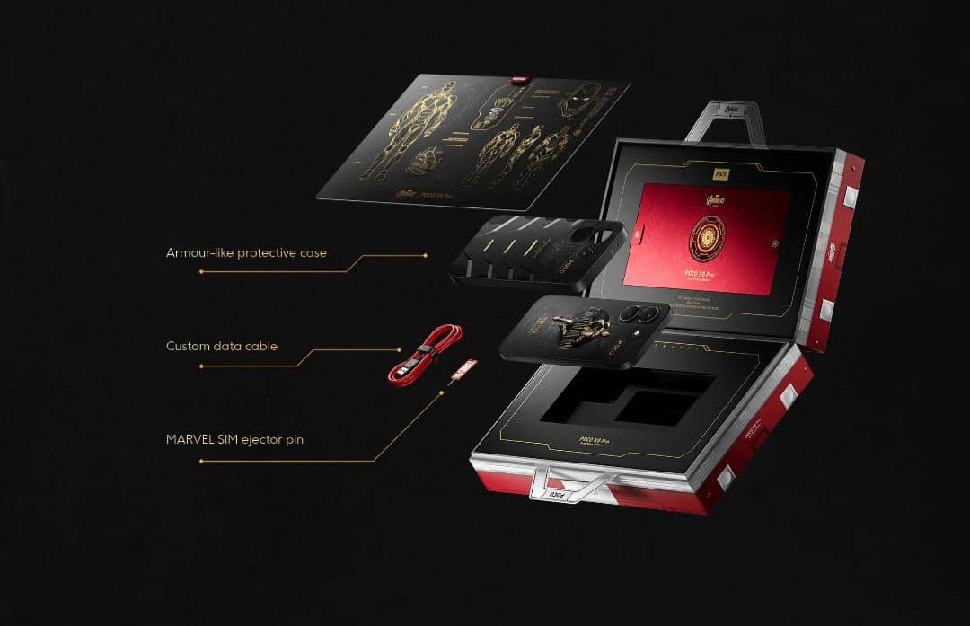 isi kotak penjualan POCO X8 Pro Iron Man Edition 