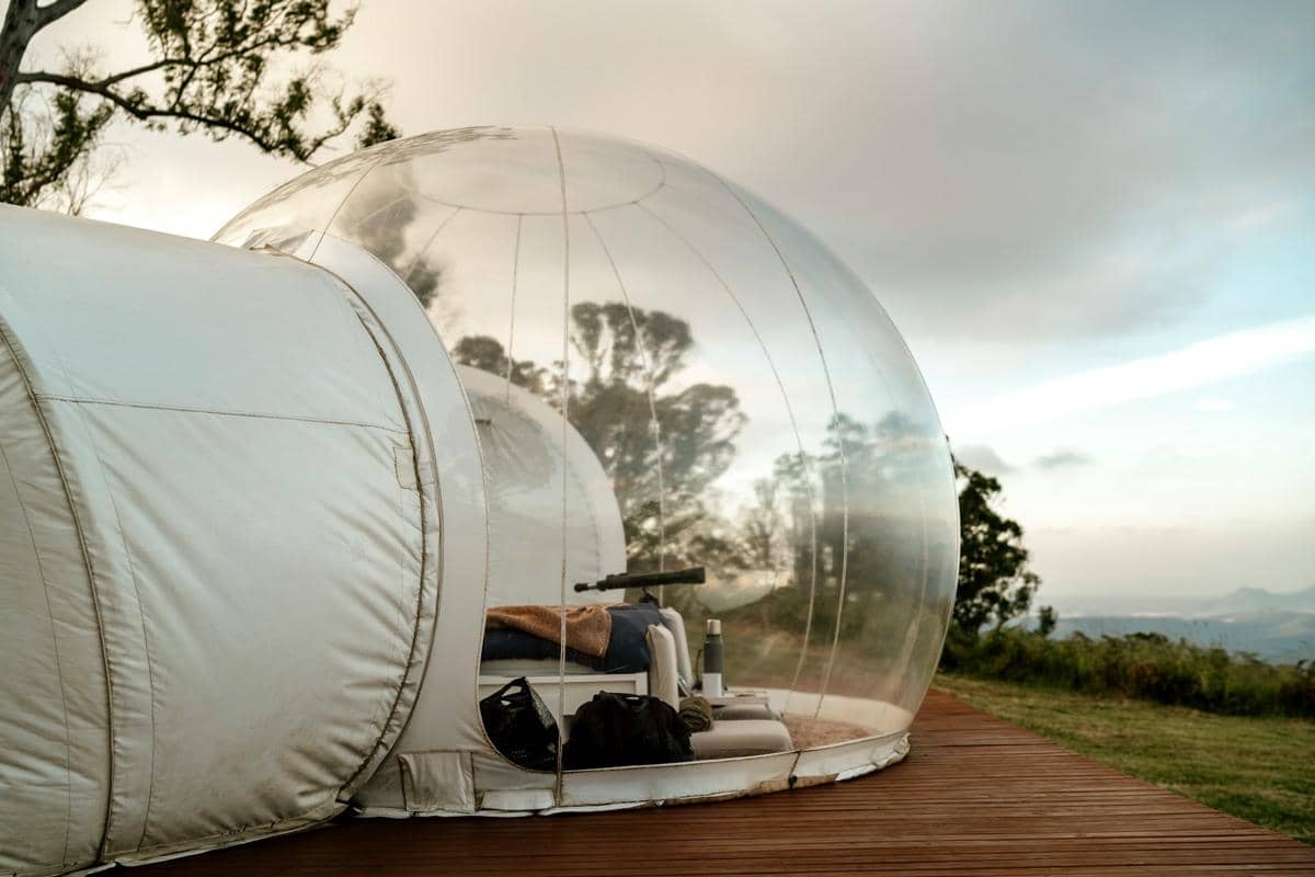 ilustrasi tempat glamping