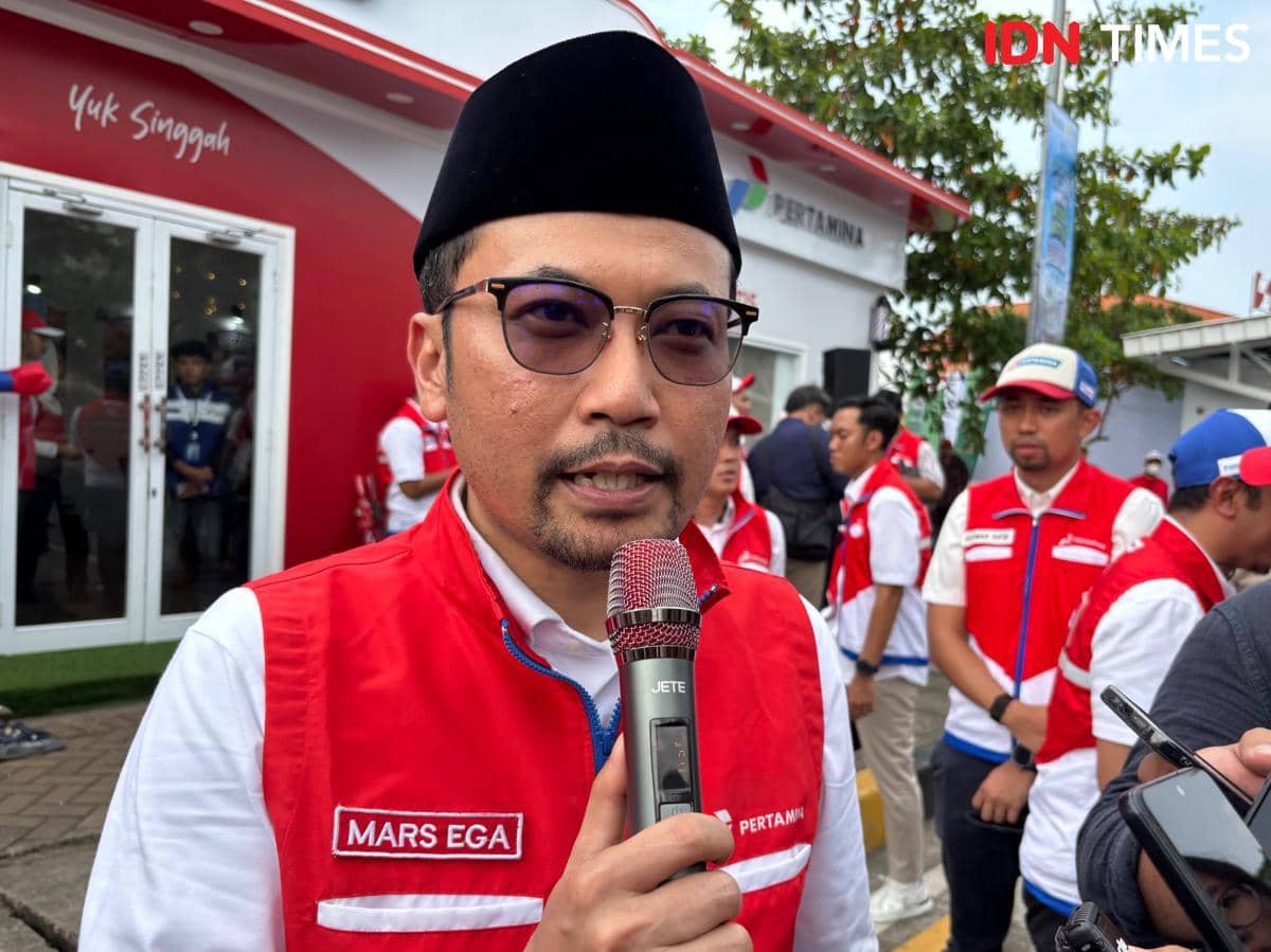 Direktur Utama Pertamina Patra Niaga, Mars Ega Legowo Putra. (IDN Times/Dhana Kencana)