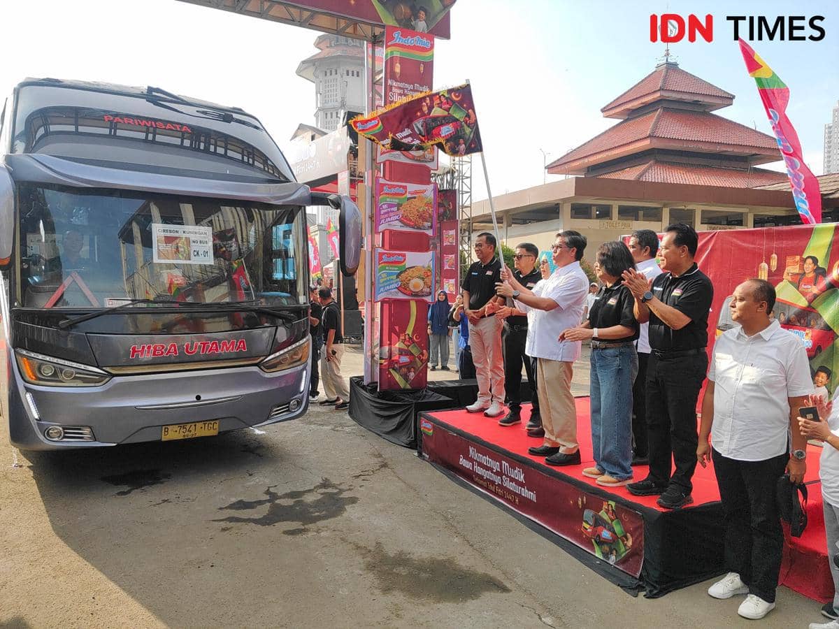 Menaker Lepas 11.300 Pelaku UMKM Warmindo yang Ikut Mudik Gratis