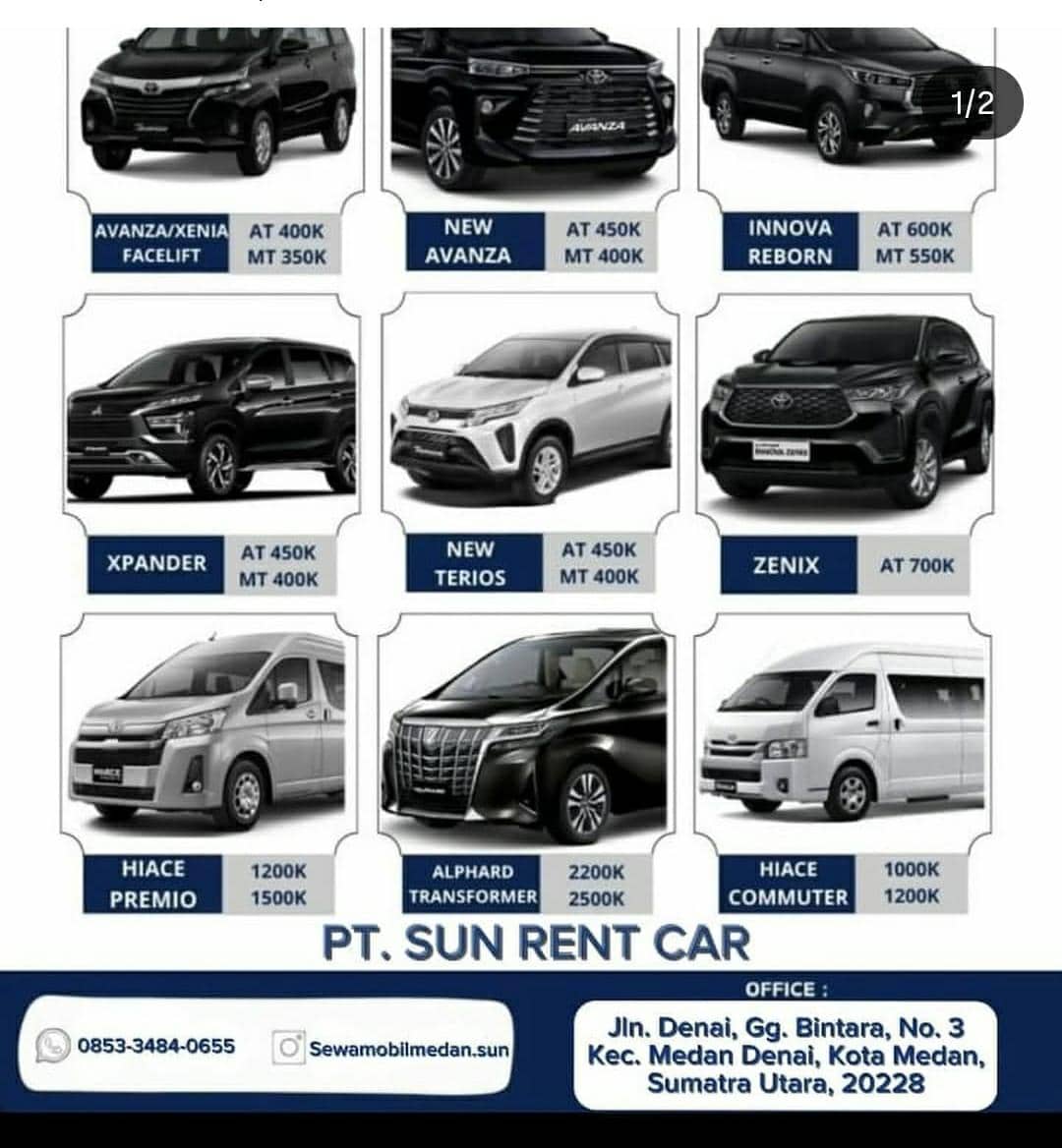 Rental Mobil Sun (dok Sun Rent Car)