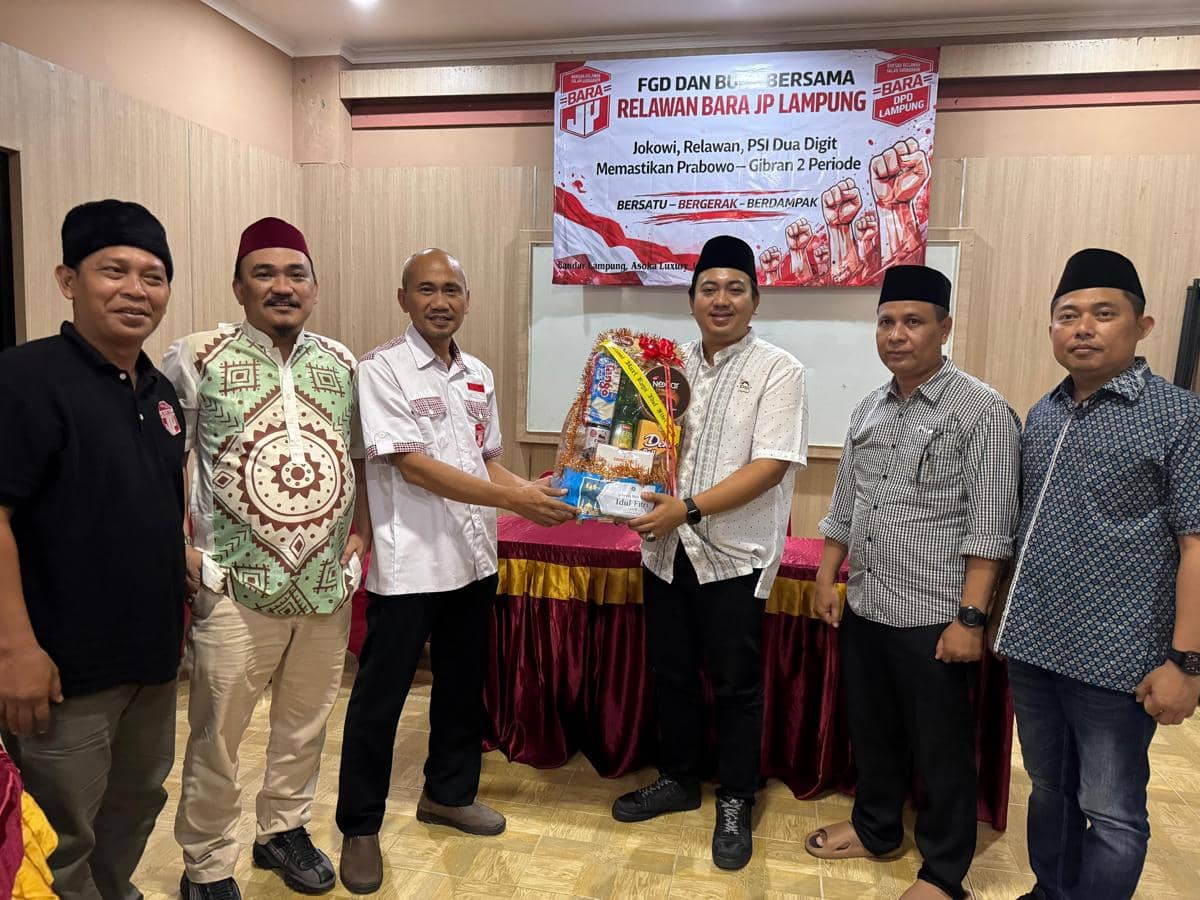 PSI Bandar Lampung-Bara JP Bukber Puasa, Perkuat Solidaritas Relawan