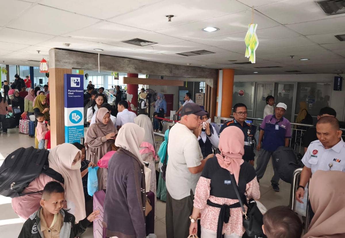 Puncak Mudik Kereta Api Sumut Diprediksi Capai 11 Ribu Penumpang