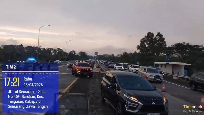 UPDATE: One Way di Tol Transjawa Diperpanjang hingga KM 459
