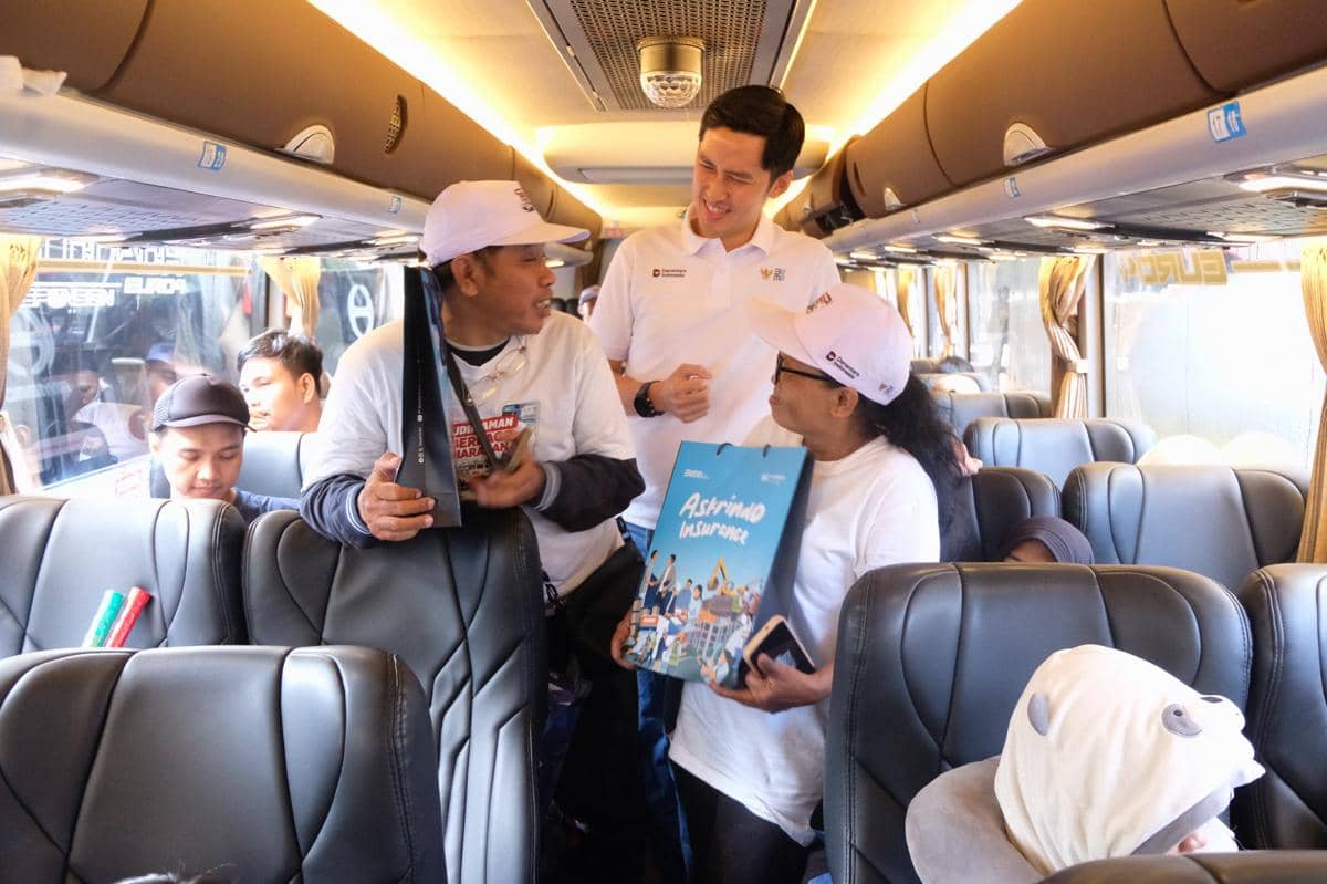 Askrindo Berangkatkan 500 Peserta Mudik Gratis BUMN 2026 ke 13 Rute