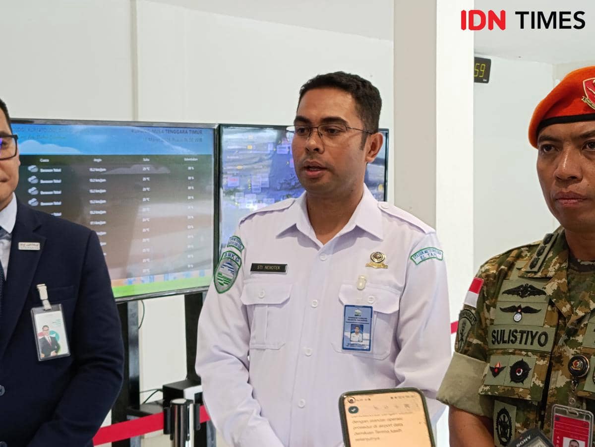 Kepala Stasiun Meteorologi El Tari Kupang Sti Nenotek. 