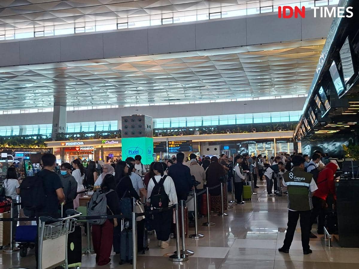 Puncak Arus Mudik, 184.754 Penumpang Lalu Lalang di Bandara Soetta