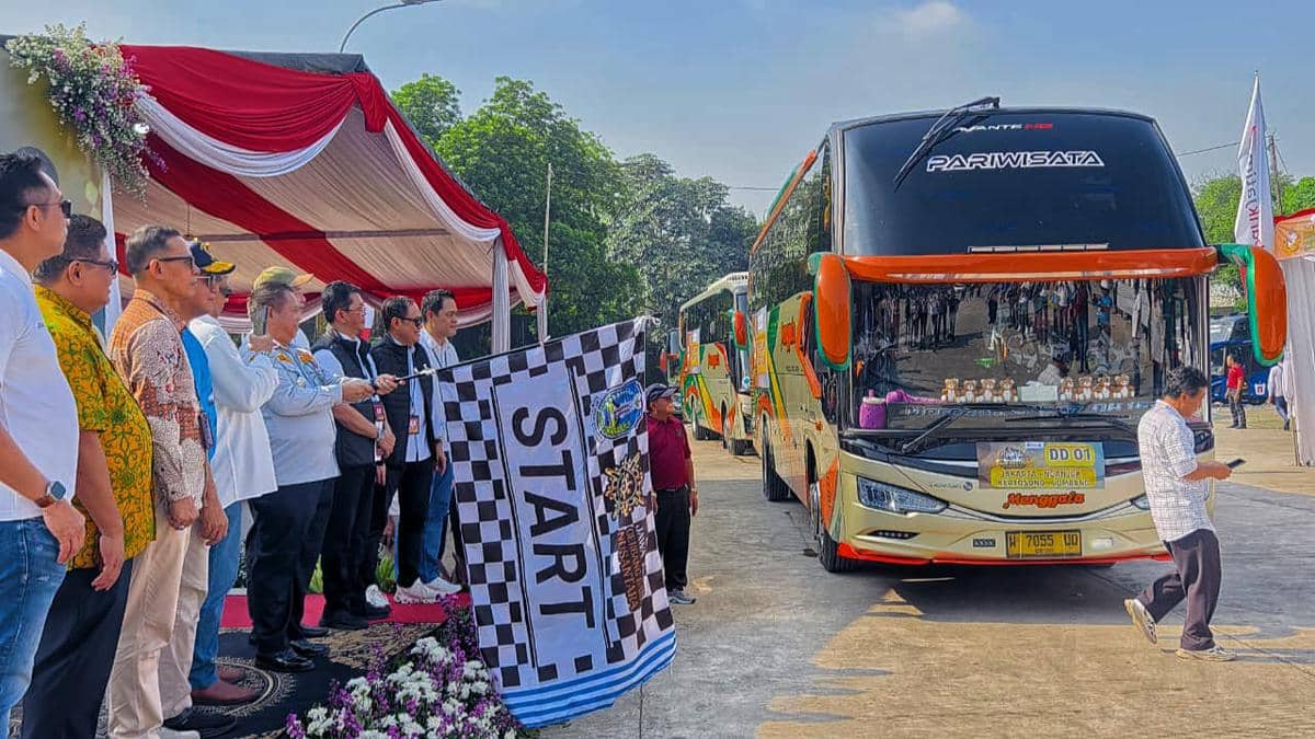 2230 Pemudik Gratis dengan 58 Armada Berangkat dari Jakarta ke Jatim