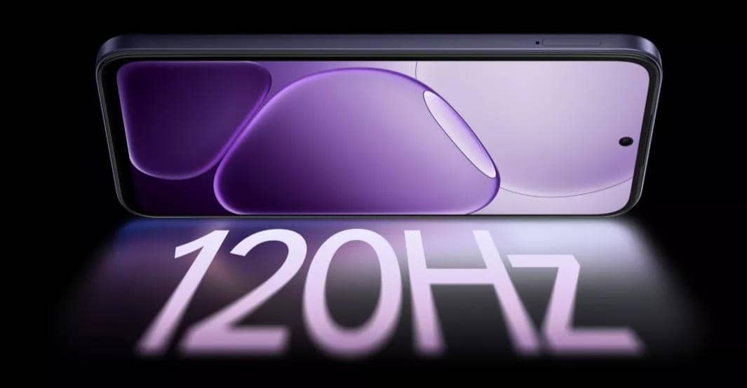 ilustrasi layar 120Hz milik OPPO K14 5G