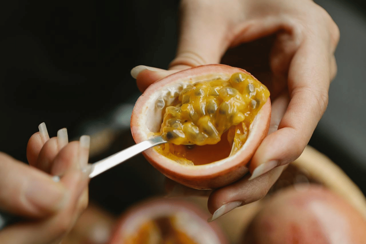 ilustrasi mengolah buah markisa