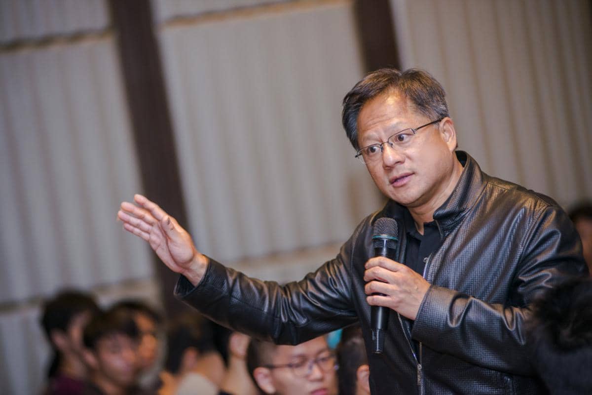Jensen Huang pada Computex Taipei 2016.