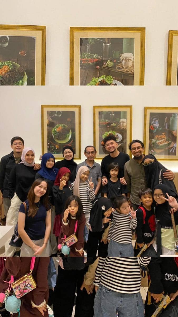 Keluarga Dian Ayu dan Omesh mudik ke Surabaya