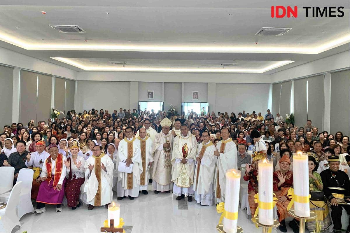Foto Bersama Acara Peresmian dan Pemberkatan Griya Usia Lanjut Santo Yosef 2 