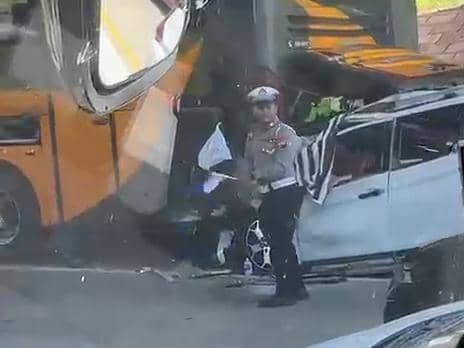 Kecelakaan di Jalur One Way Tol Batang-Semarang, 4 Orang Jadi Korban