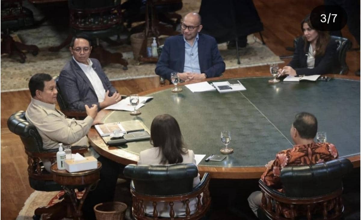Prabowo Diskusi 6,5 Jam dengan Elite Media hingga Eks Menkeu di Hambalang
