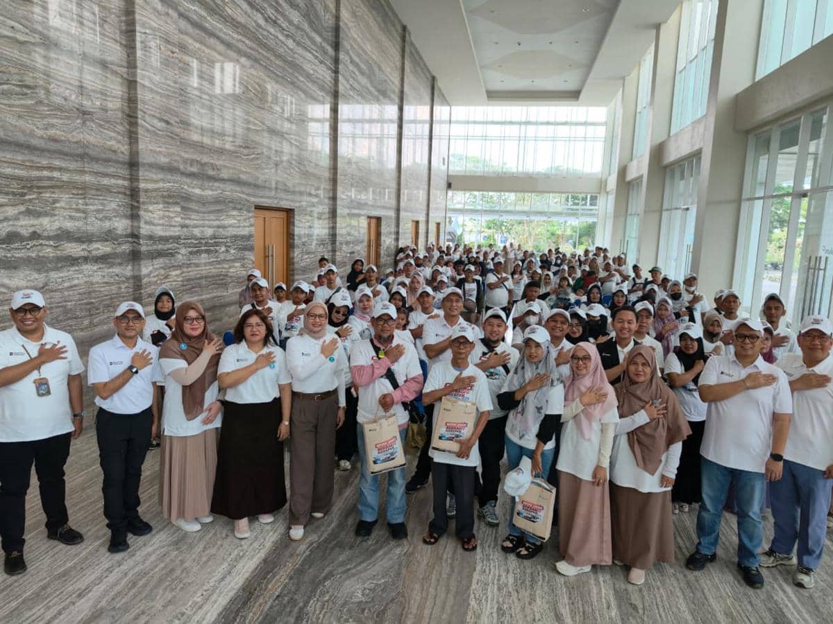 PT Inalum melepas pemudik dalam program mudik gratis yang digelar setiap tahun sejak 2015 (dok.PT Inalum)