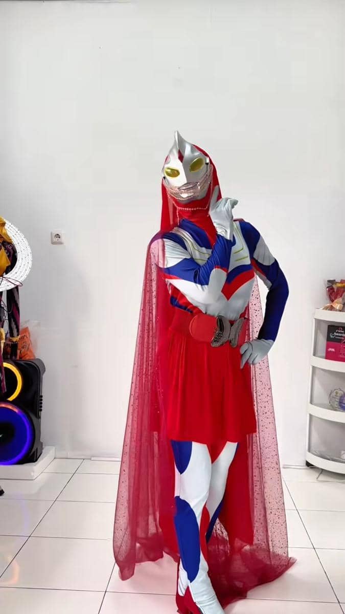 potret kocak baju Lebaran